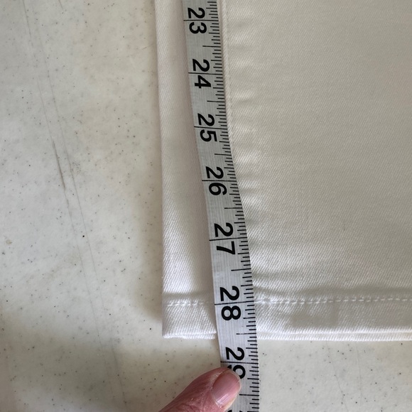 NWT Talbots Crisp White Ankle Jeans - Picture 7 of 8